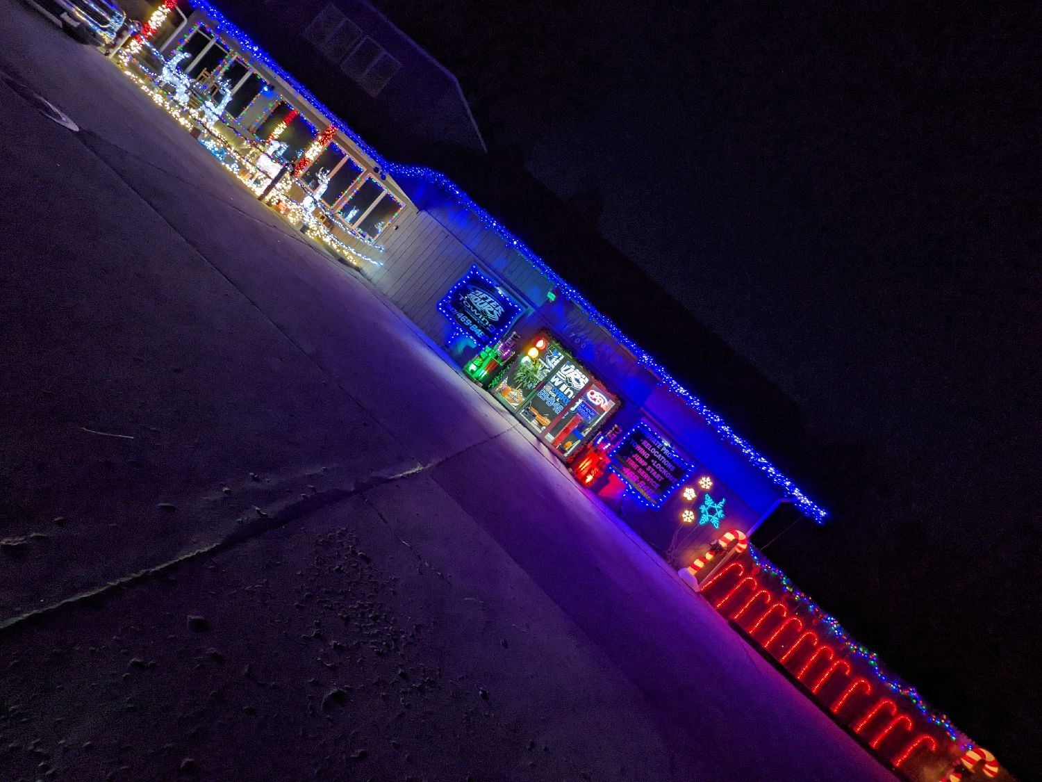 After Hours Haunt (Christmas) on Route 120, Christmas lights in Lakemoor, IL (photo 1)