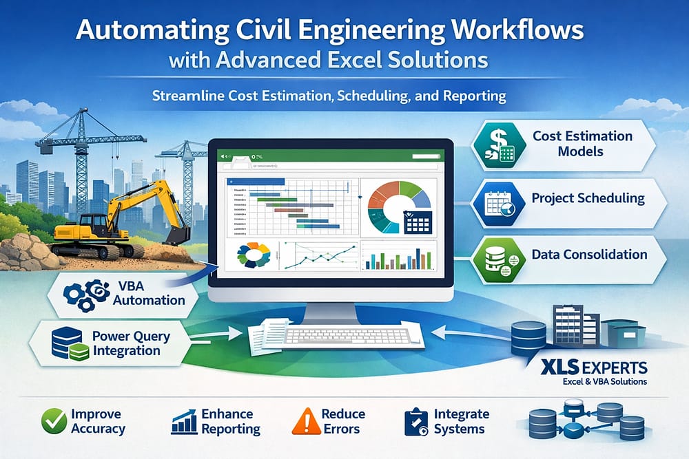 Automating Civil Engineering Workflows Using Advanced Excel Tools in New Zealand
