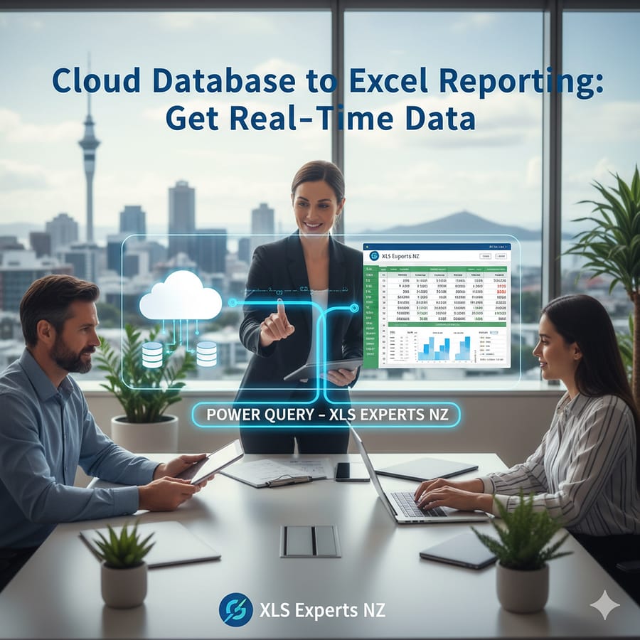 Cloud Database to Excel Reporting: Get Real-Time Data with XLS Experts NZ
