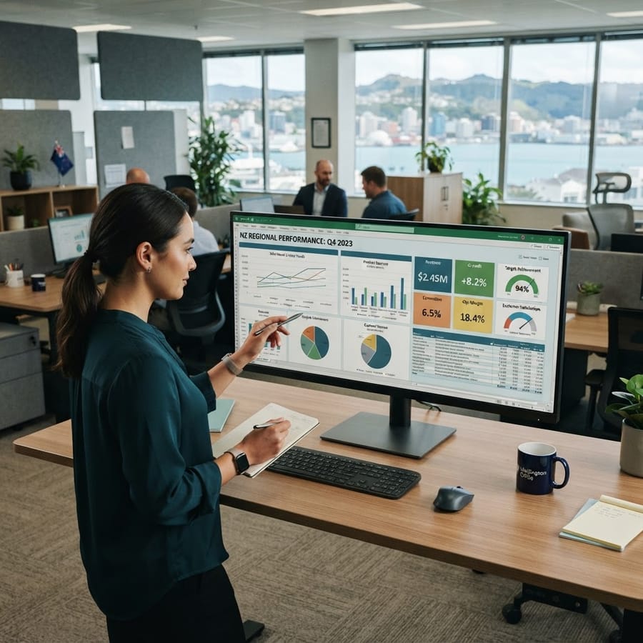 Custom Excel Dashboard Solutions in New Zealand for Better Insights