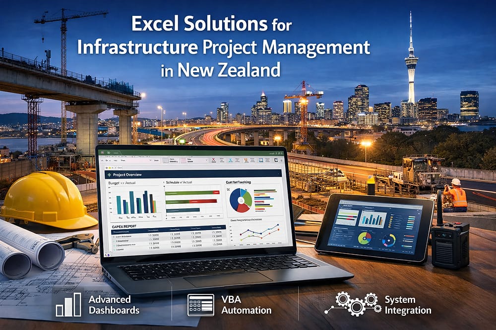 Excel Solutions for Infrastructure Project Management in New Zealand