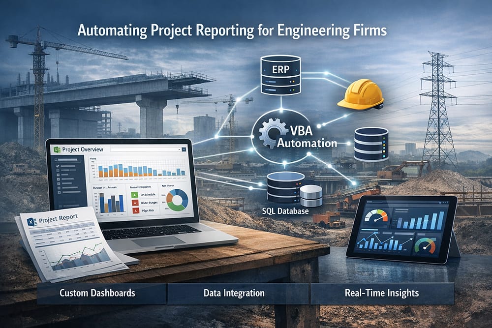 How Excel Experts Help Engineering Firms Automate Project Reporting