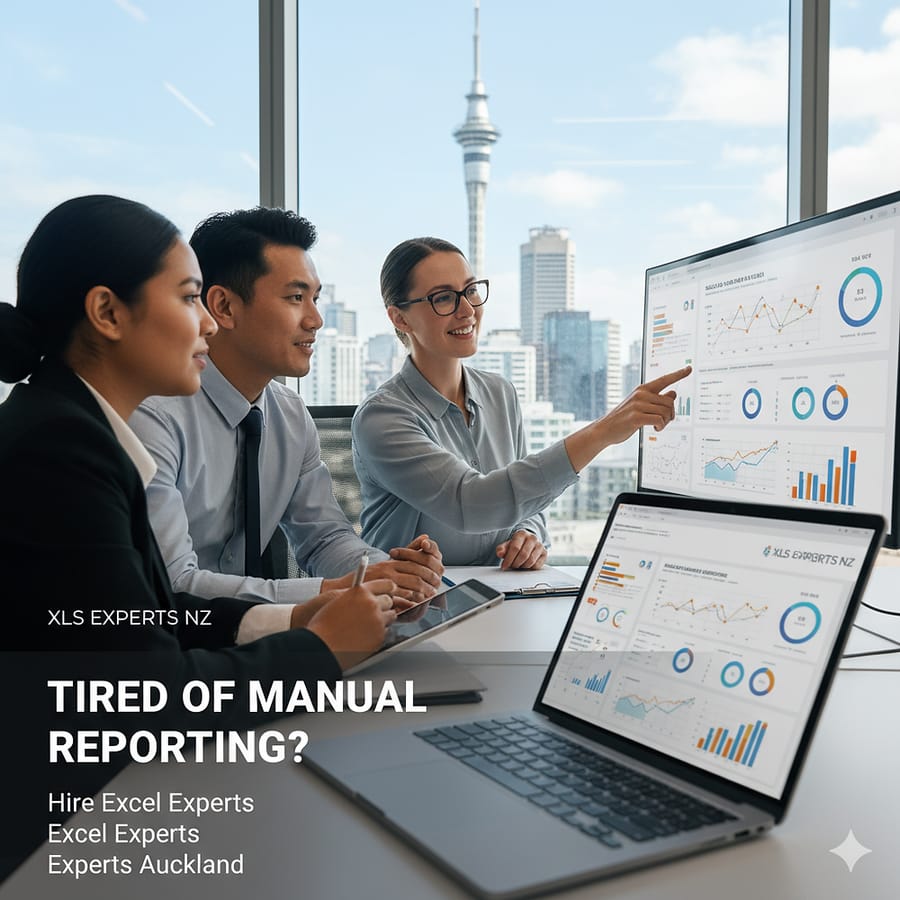 Tired of Manual Reporting? Why Auckland Businesses Hire Excel Experts to Unlock Growth