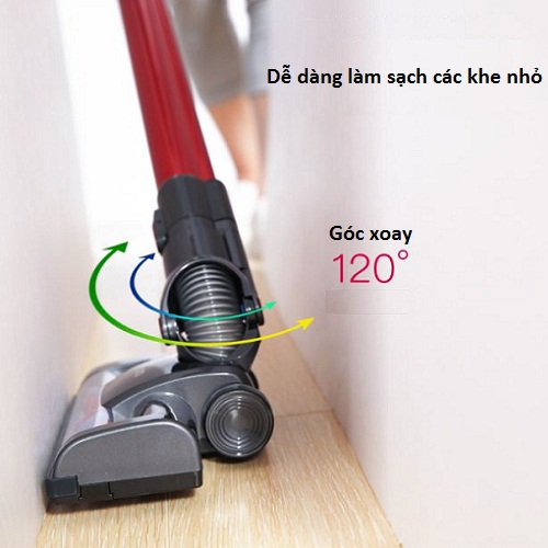 Máy hút bụi không dây gia đình Dibea T6 _ 2in1