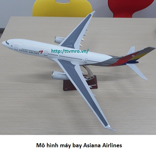 Mô hình máy bay Asiana airlines