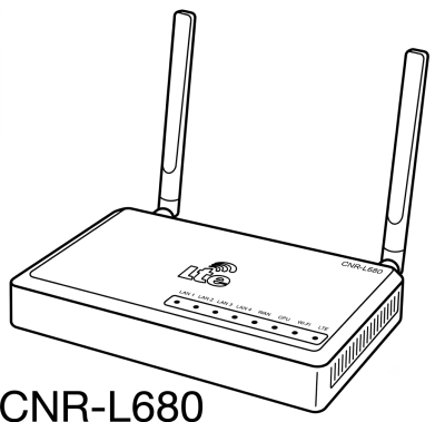 씨앤에스링크사의 LTE 라우터 CNR-L680