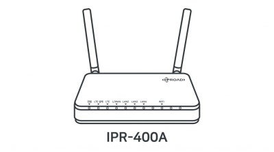 아이피로드사의 4포트 LTE라우터 IPR-400