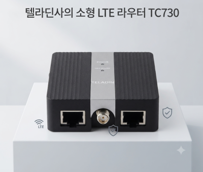 엑스파워_텔라딘사의 소형 LTE 라우터 TC730