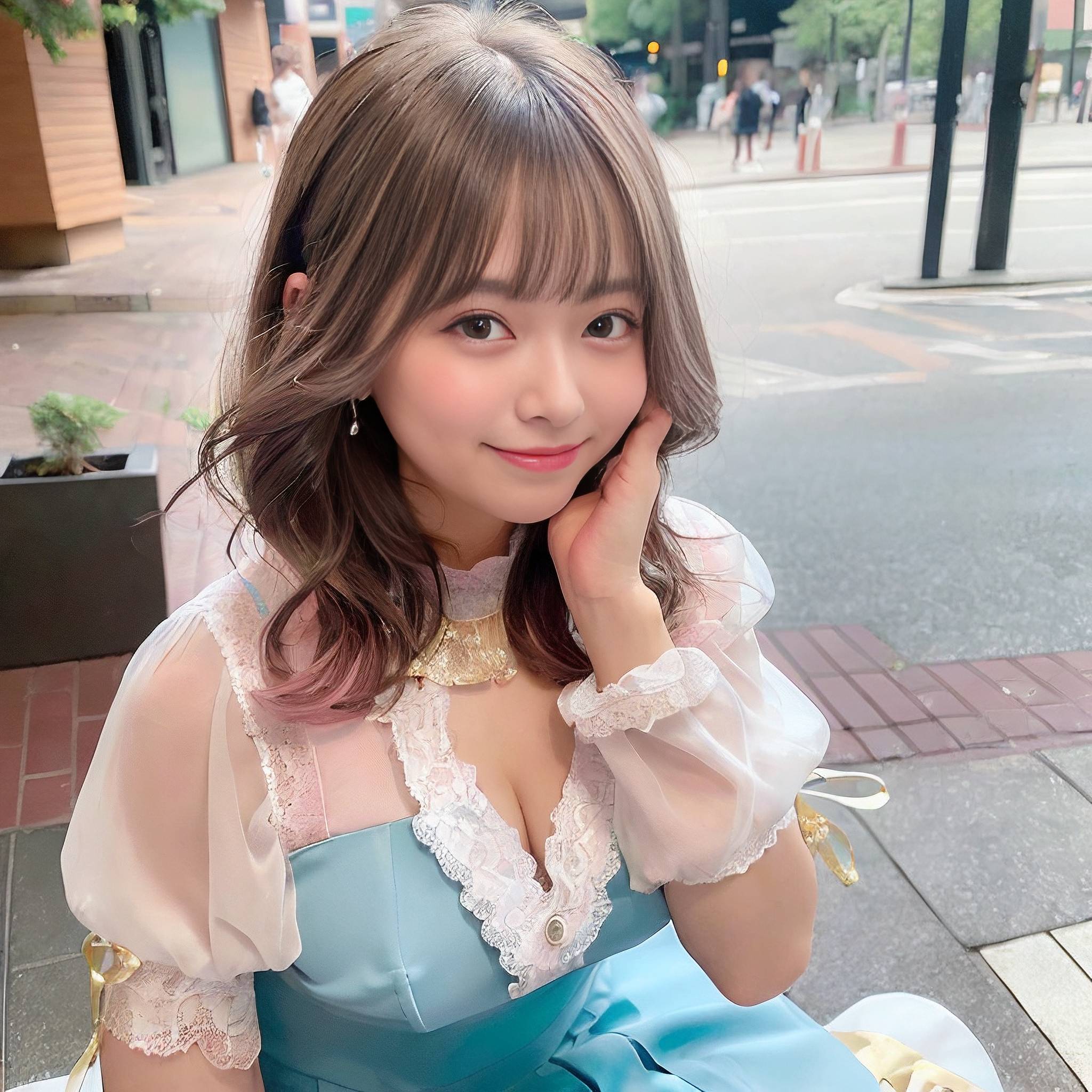 a woman is talking on a cell phone 