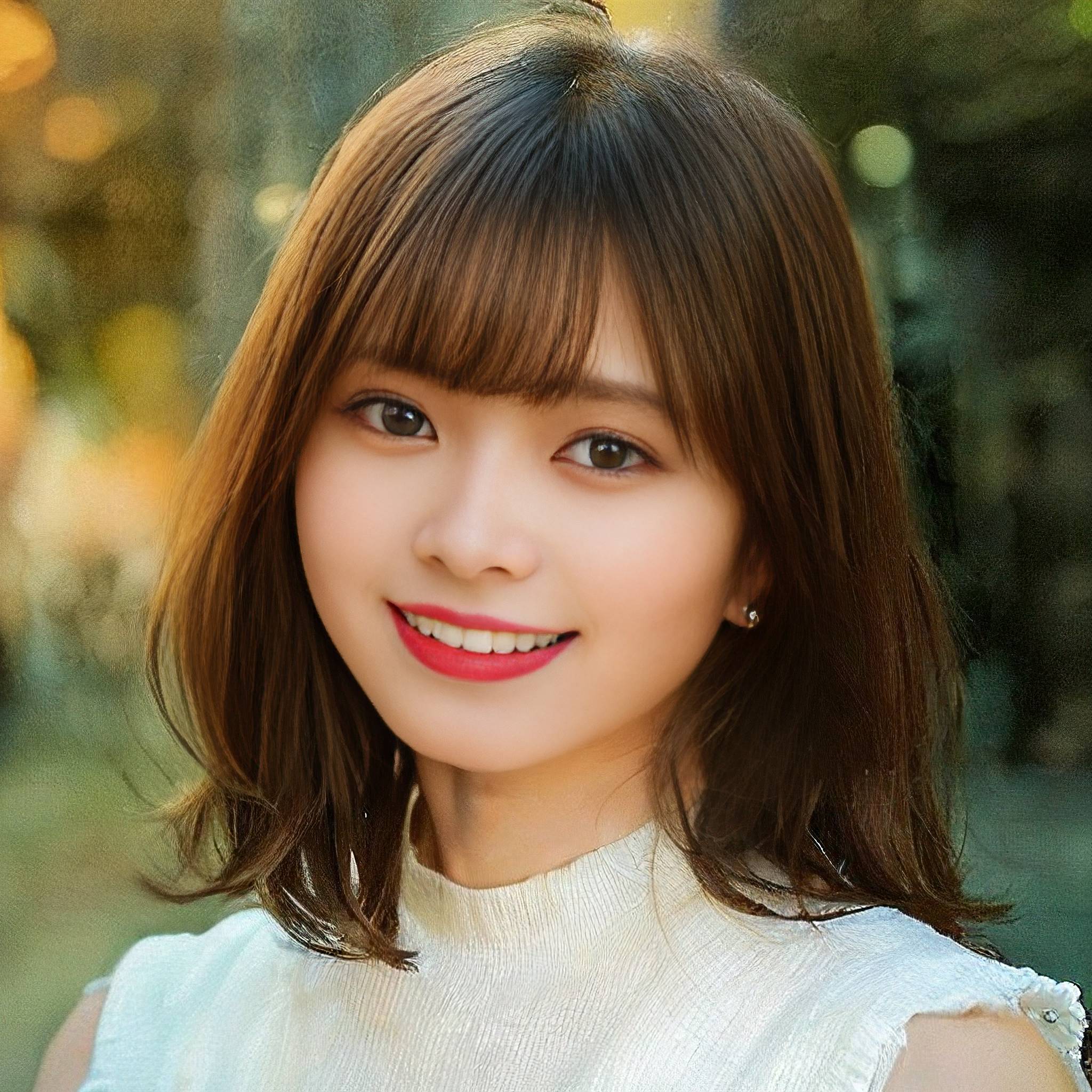 a beautiful young woman posing for a picture 