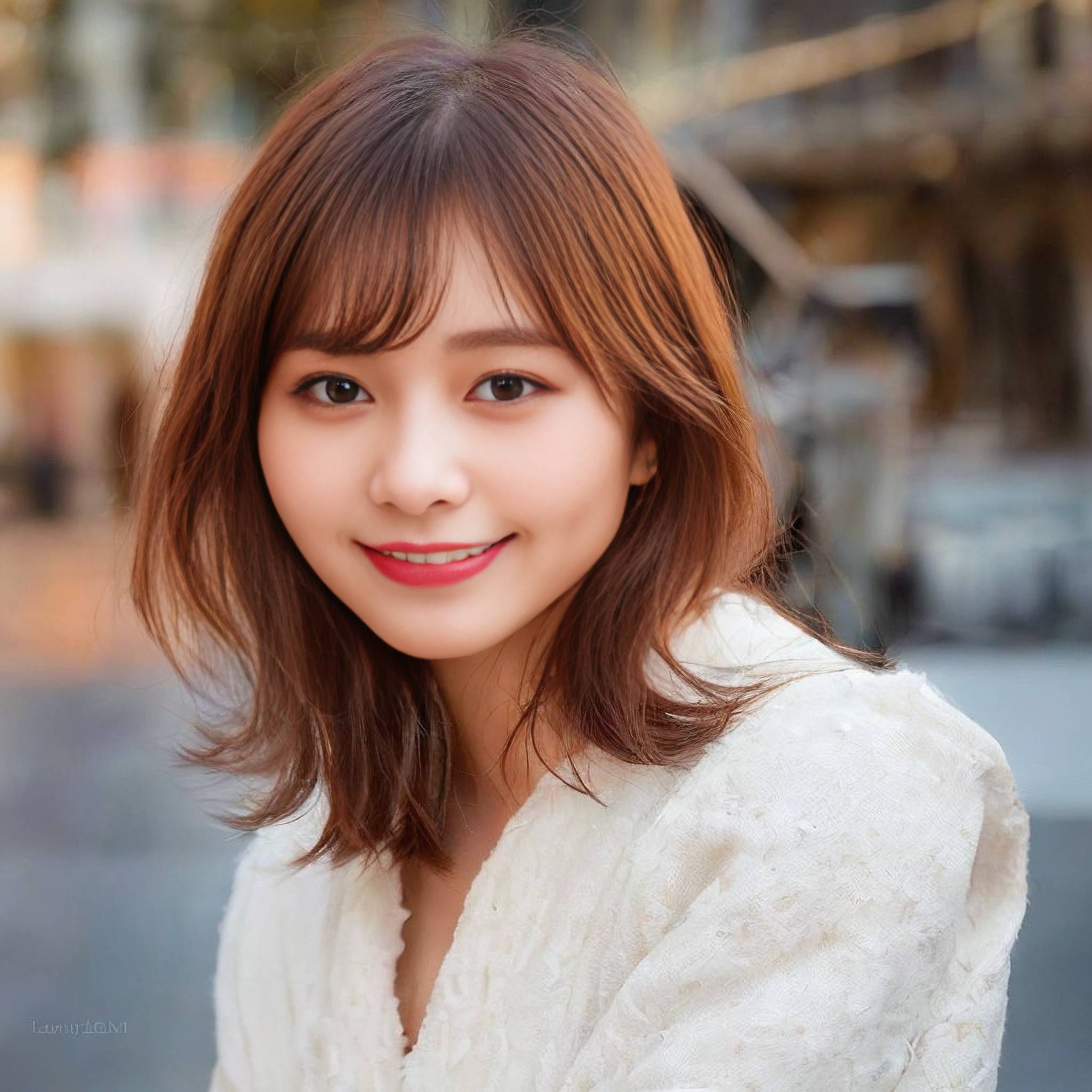 a woman is posing for a picture in front of the water 