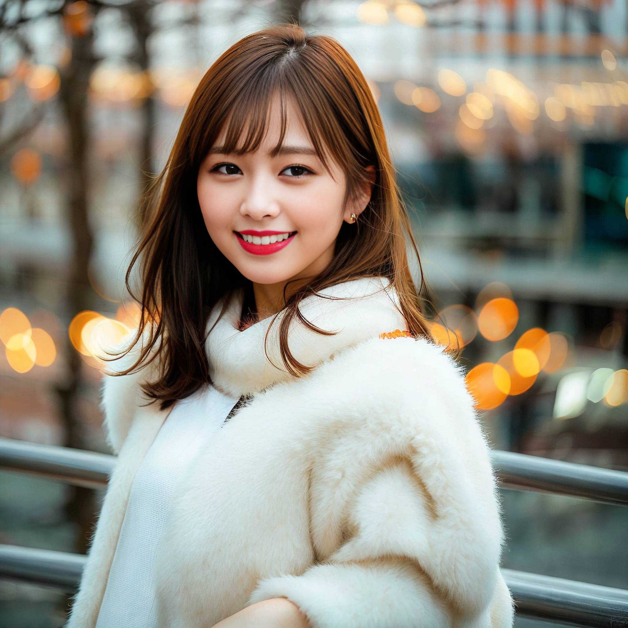 a woman in a white dress holding a white dog 