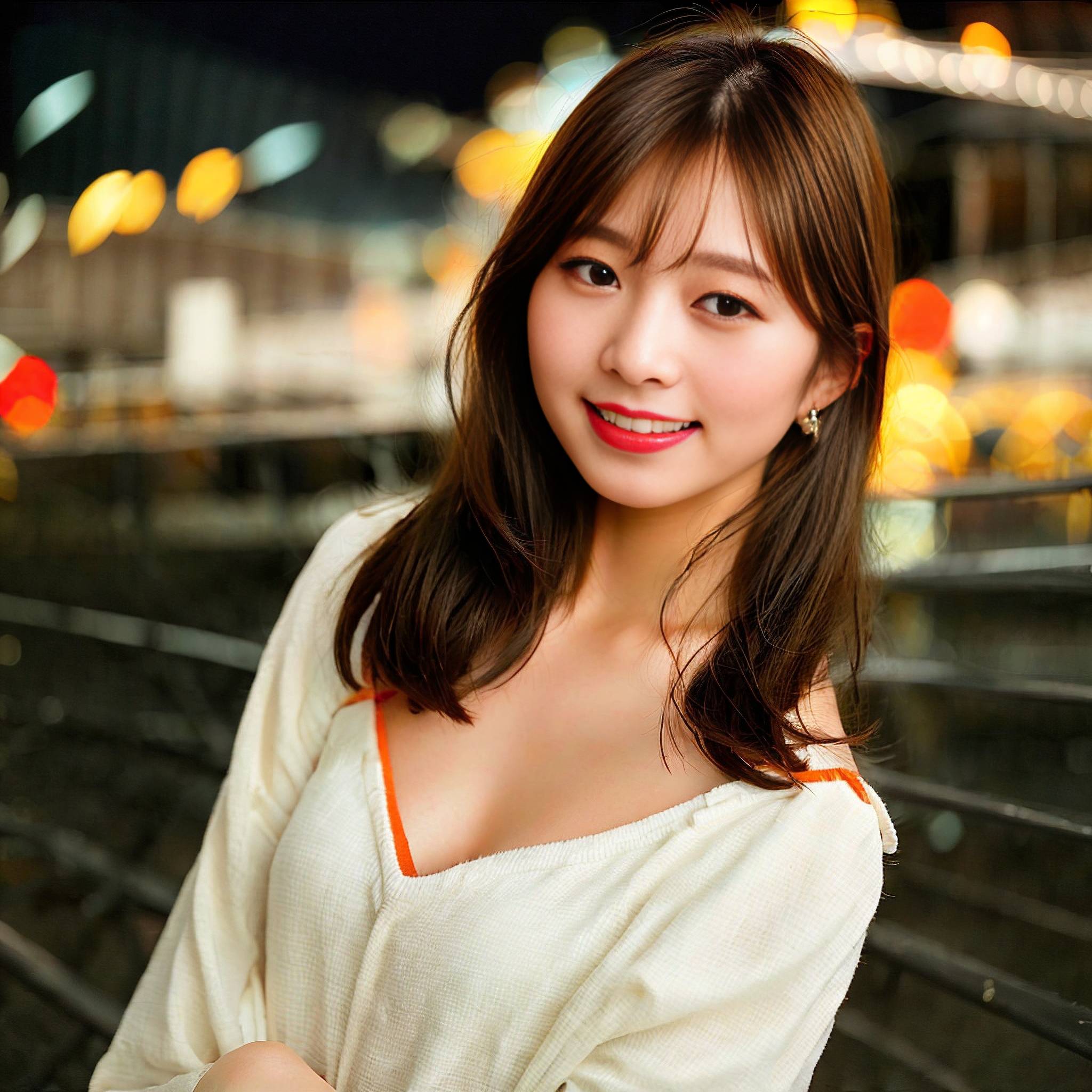 a beautiful young woman posing for a picture 