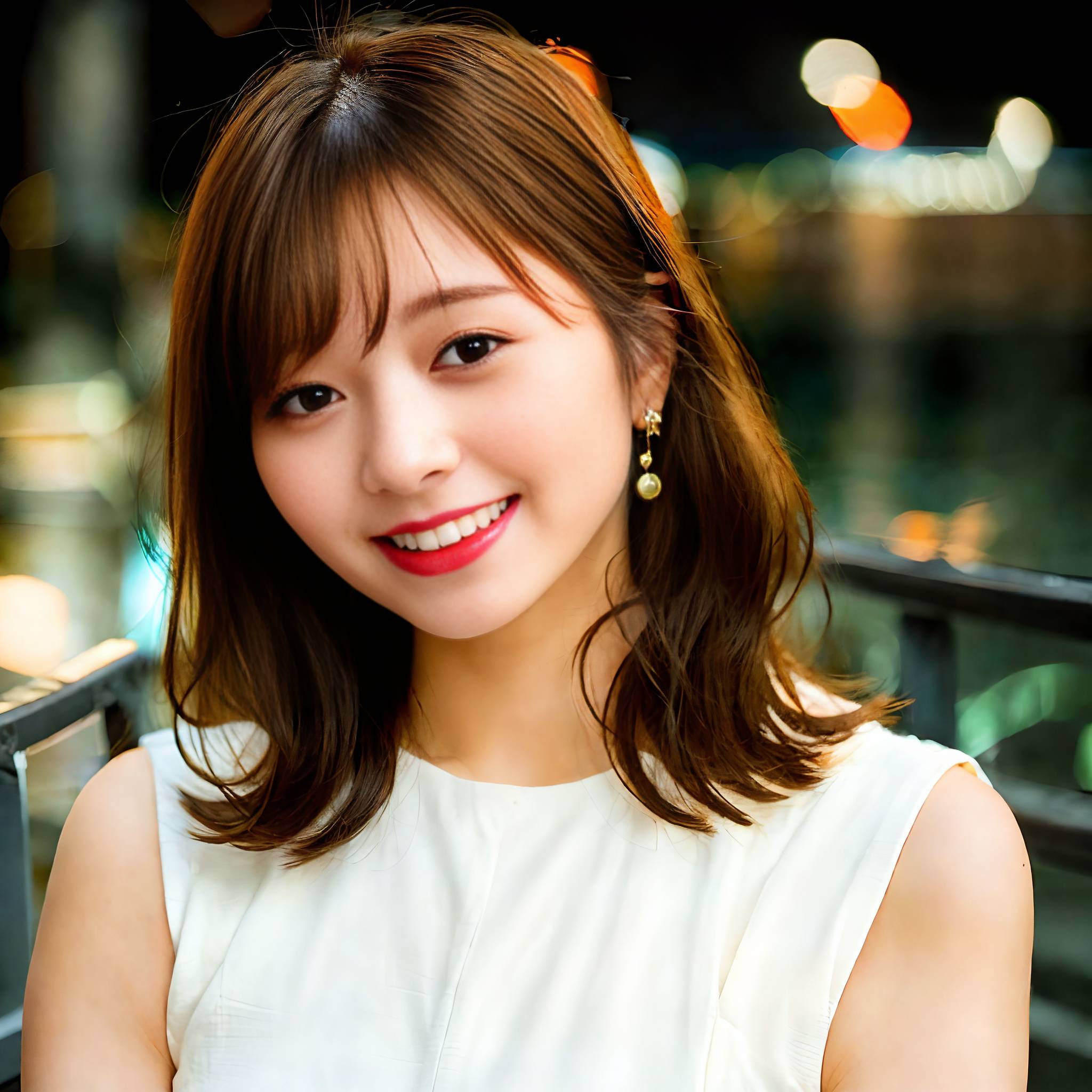 a beautiful young woman posing for a picture 