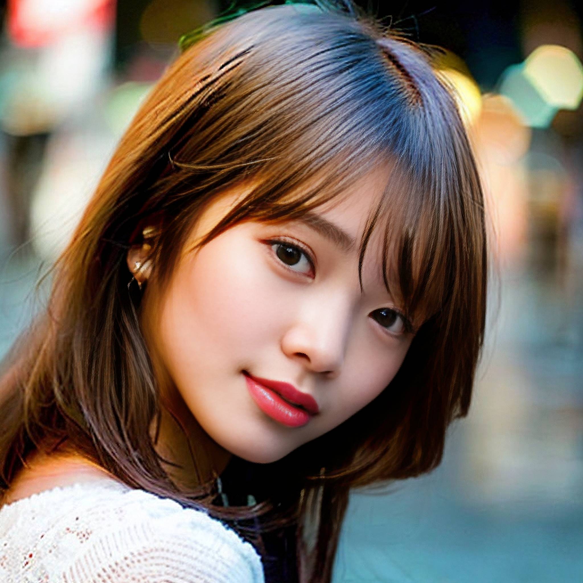 a young woman is posing for a picture 