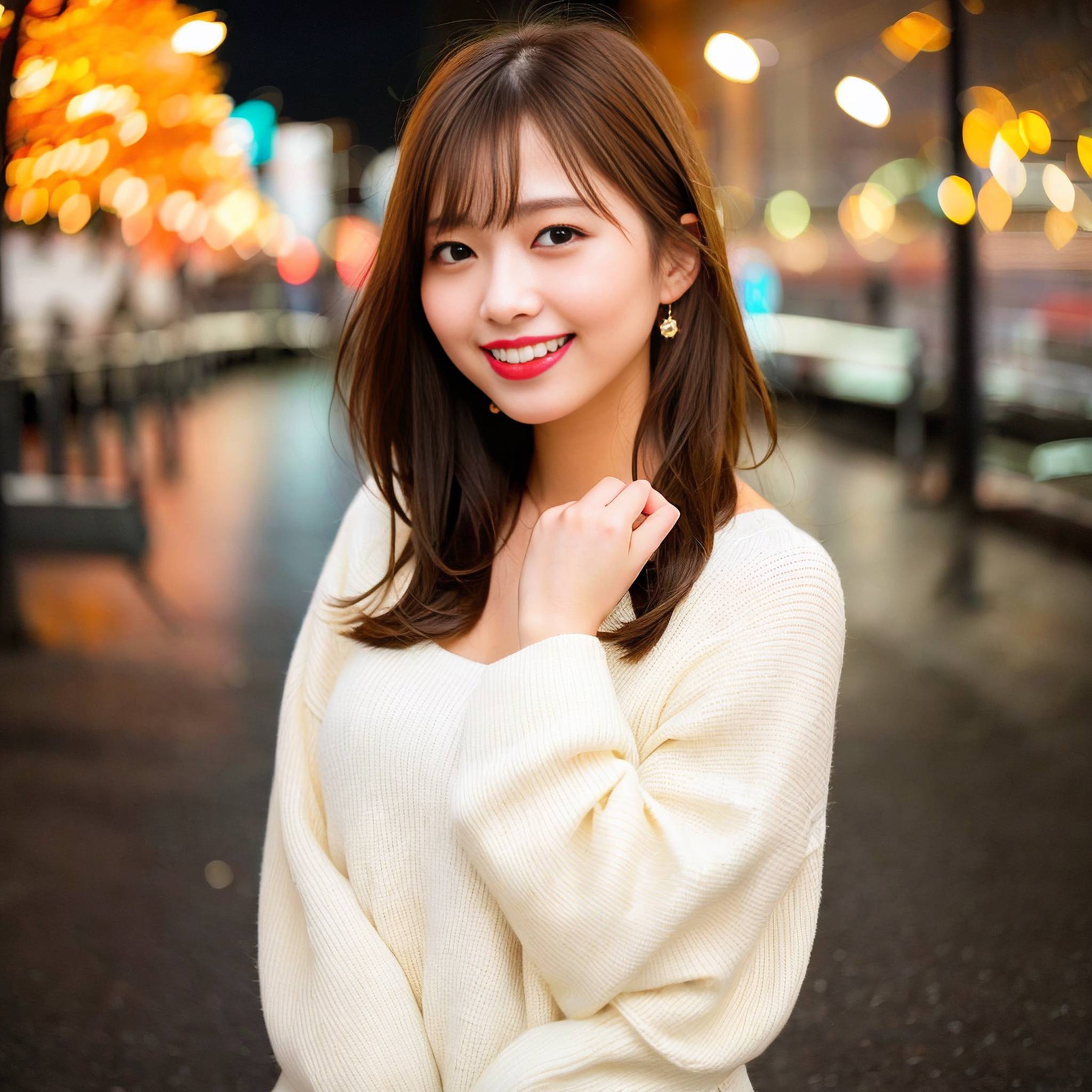 a woman is standing in front of the water 