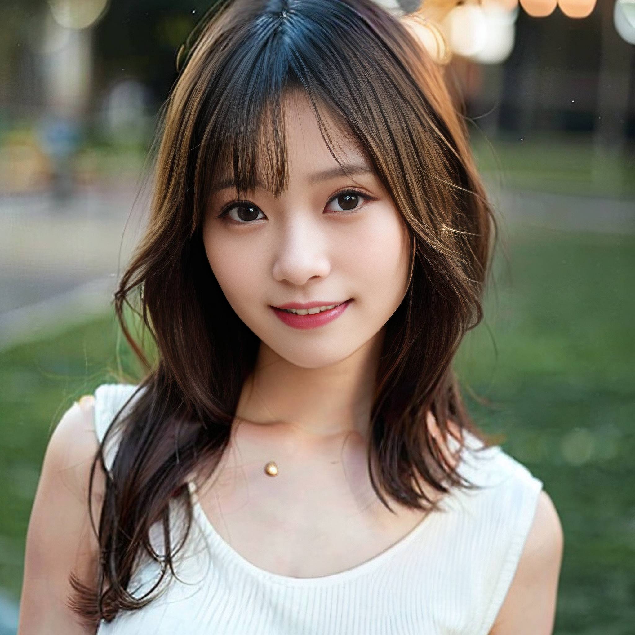 a beautiful young woman posing for a picture 