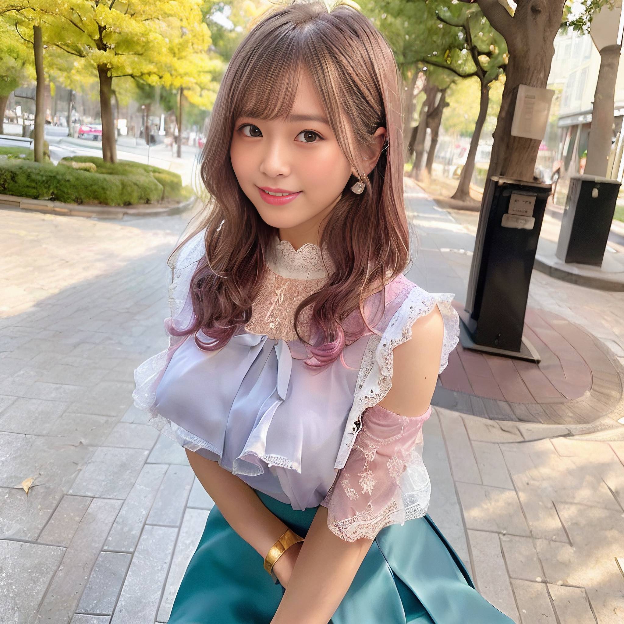 a young girl holding a piece of paper in her hand 