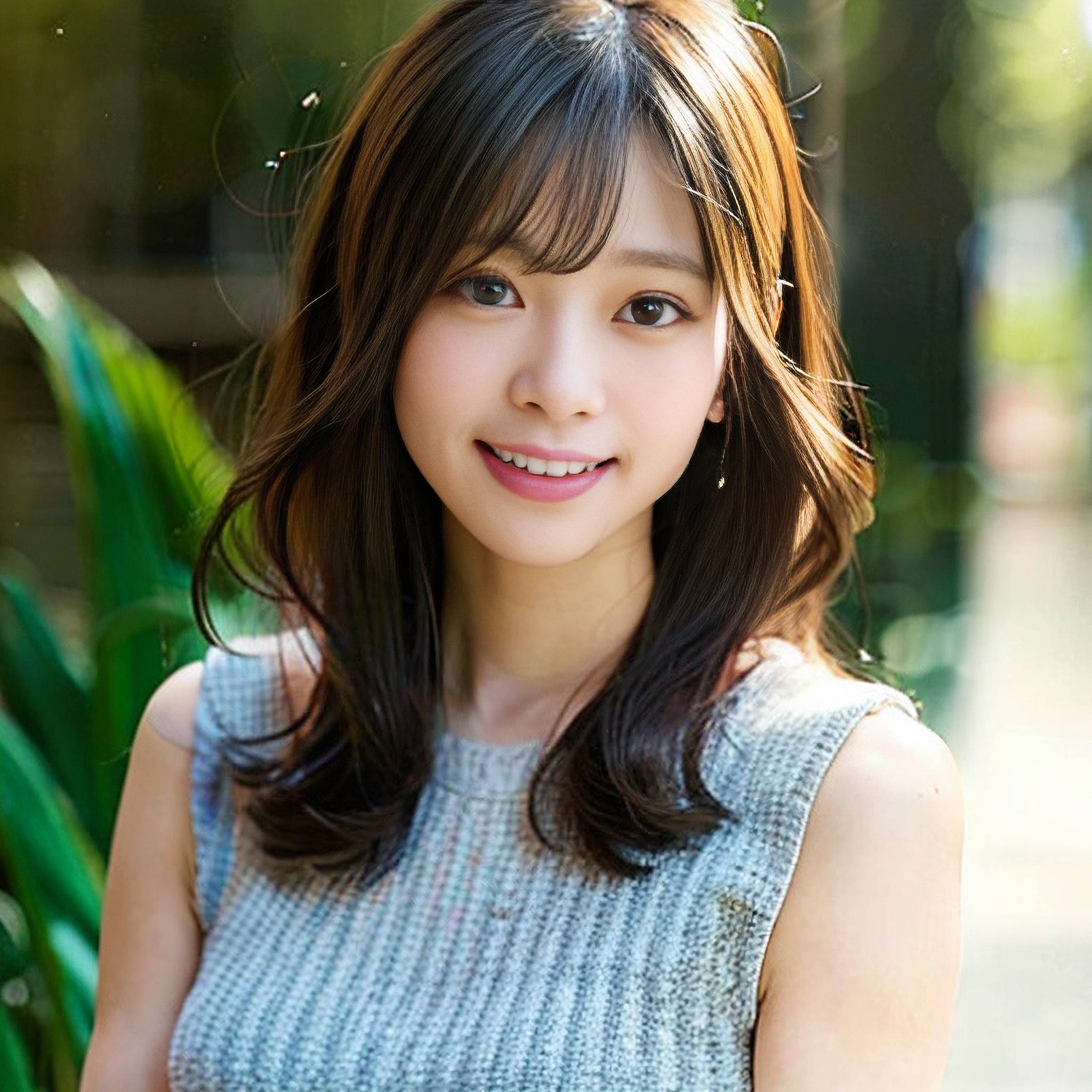 a beautiful young woman posing for a picture 