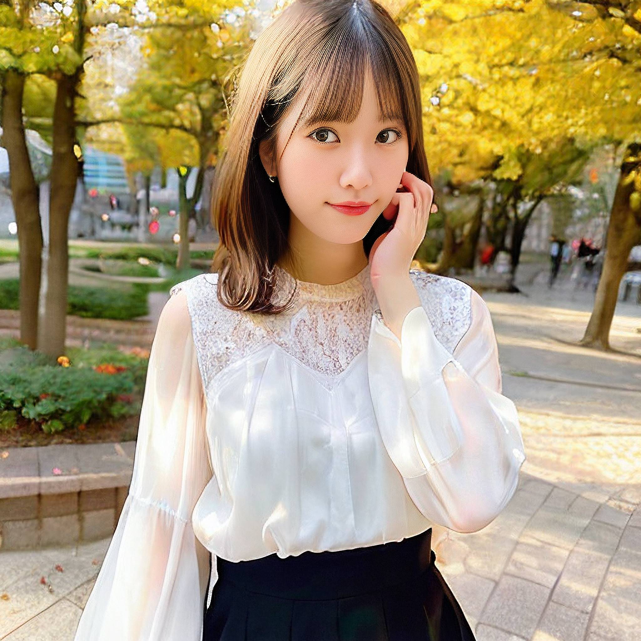 a young girl is talking on a cell phone 