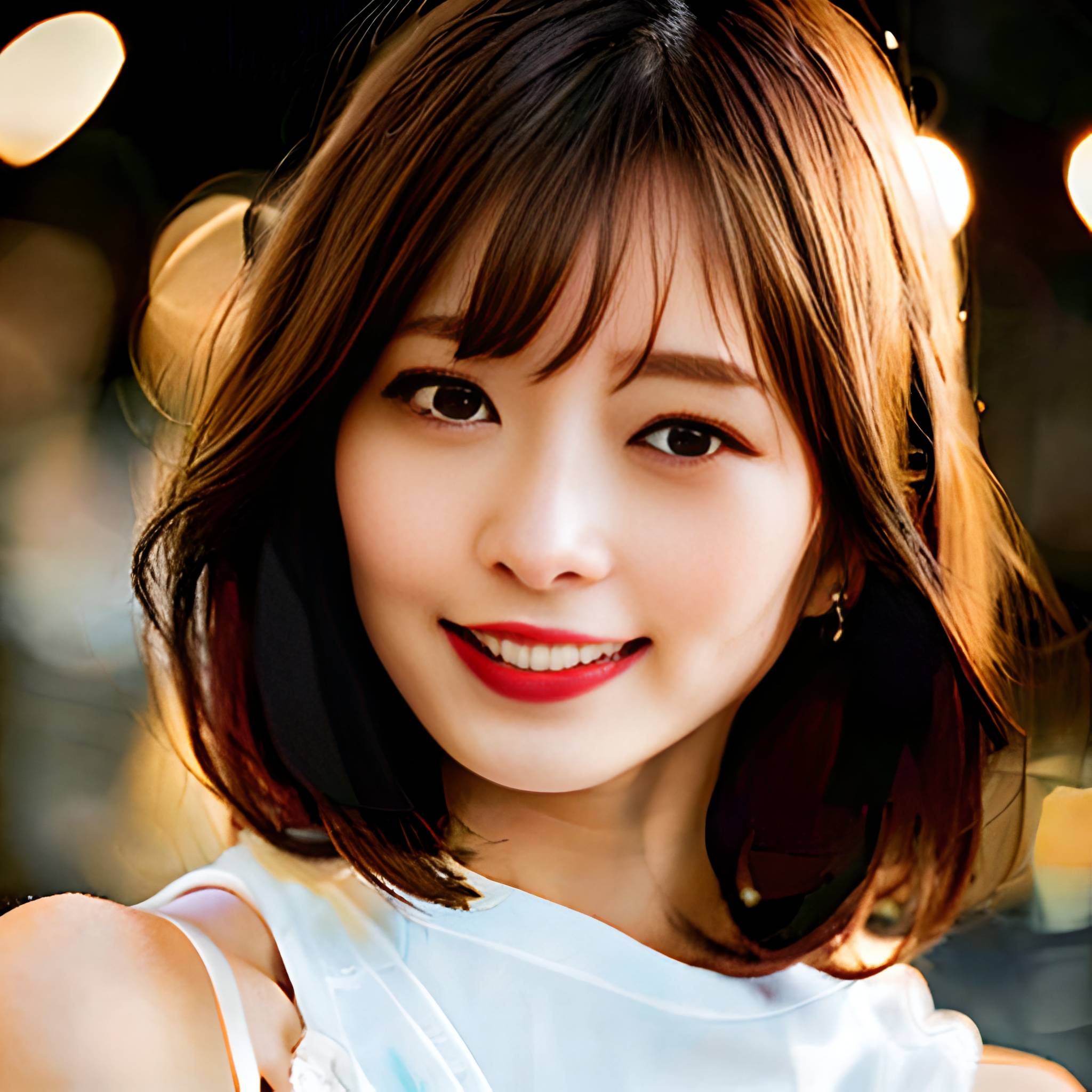 a beautiful young woman in a black dress posing for a picture 