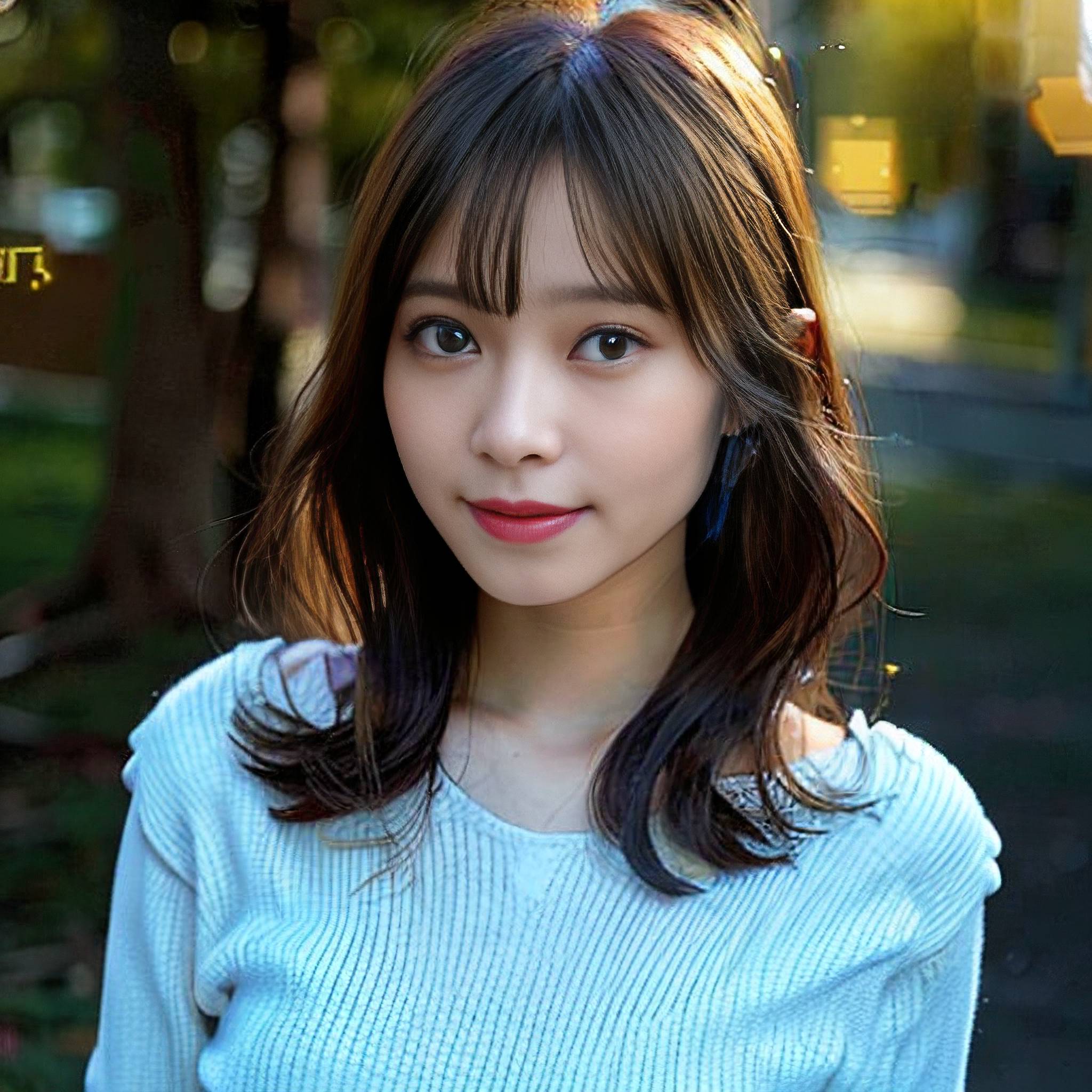 a young woman is posing for a picture 