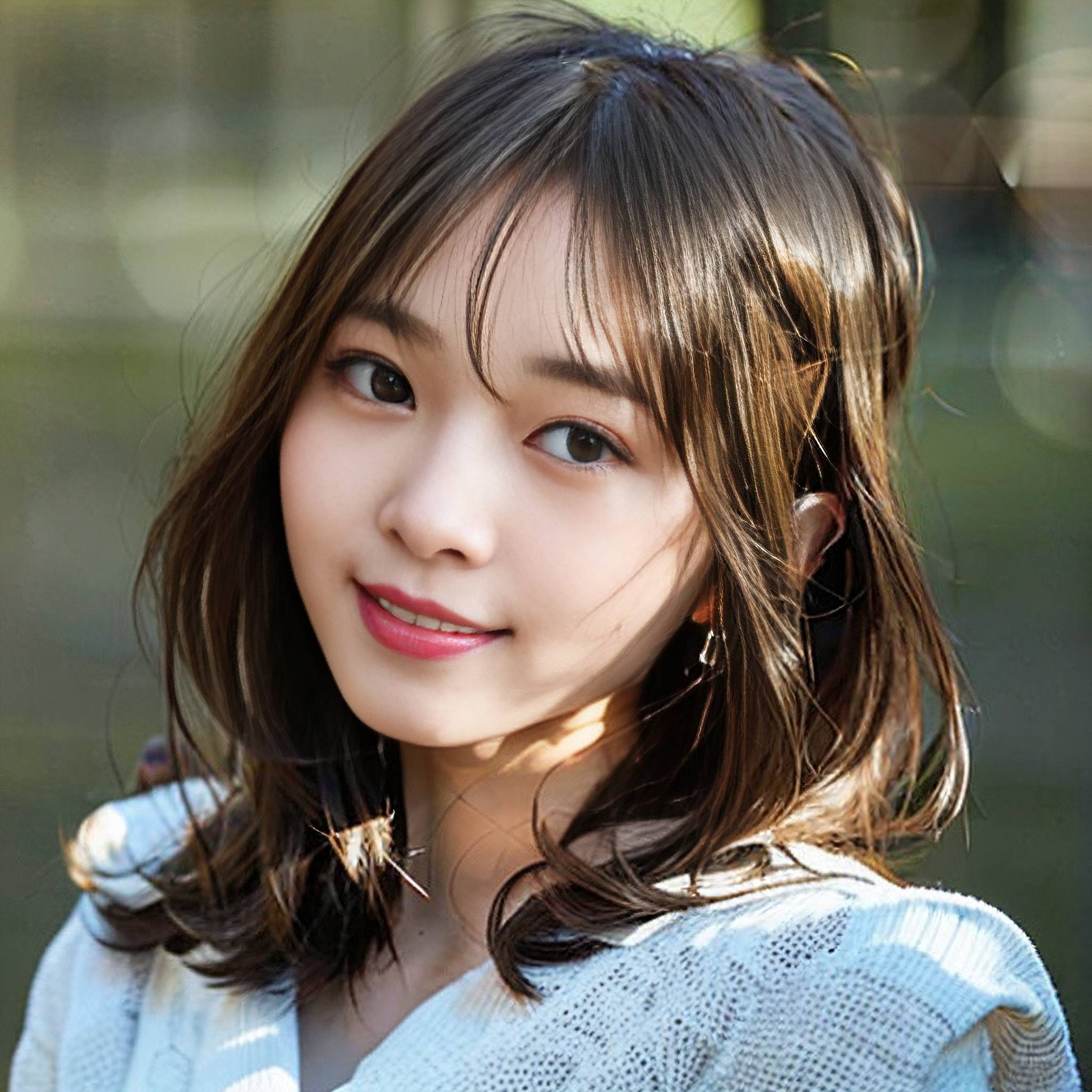 a beautiful young woman posing for a picture 