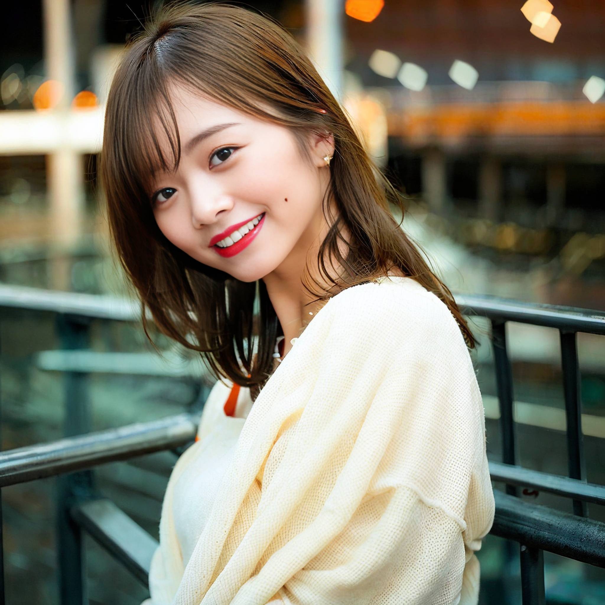 a beautiful young woman in a white dress posing for a picture 