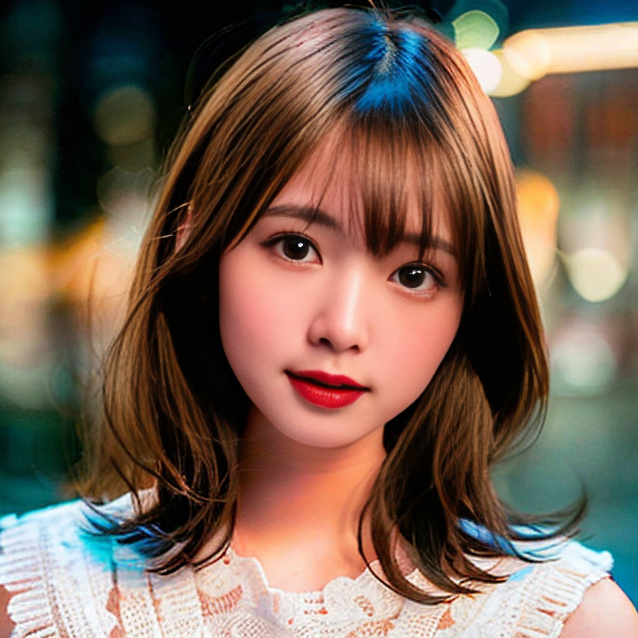 a beautiful young woman in a black dress 