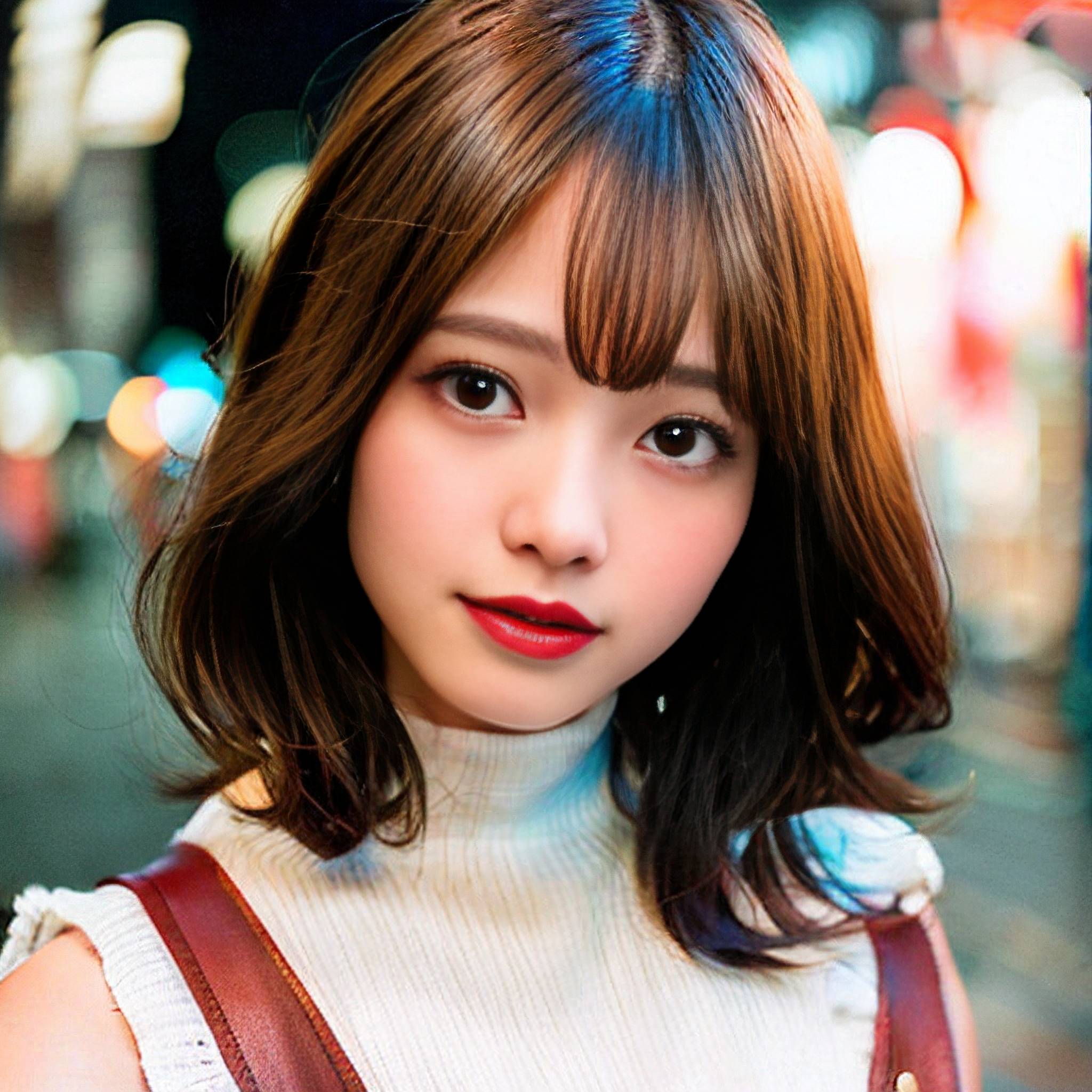 a woman in a dress is looking at her cell phone 