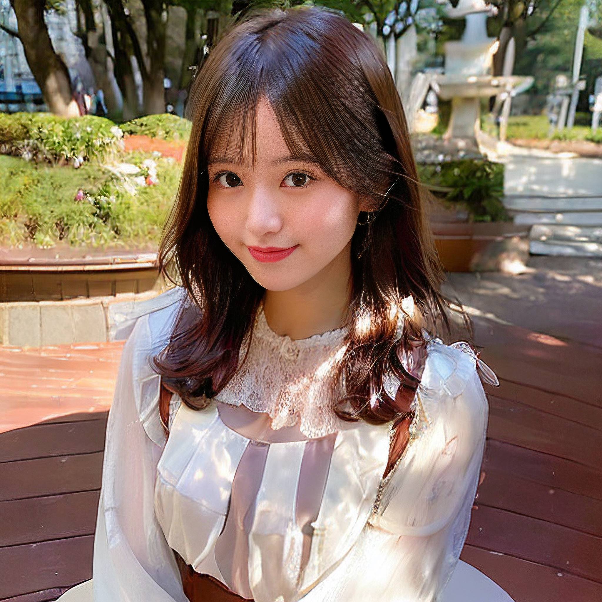 a young woman in a dress posing for a picture 