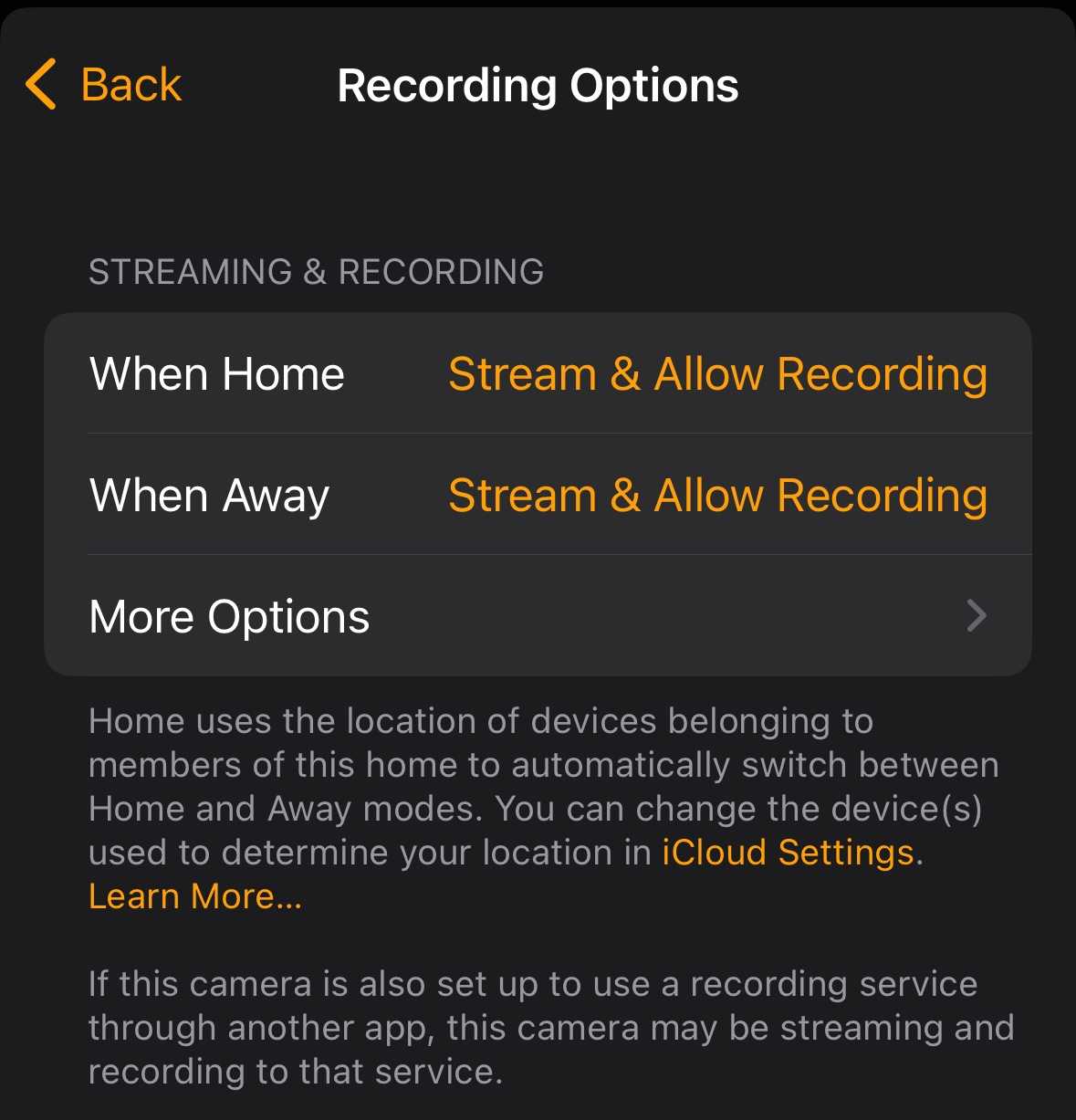 Camera trong setup cũ