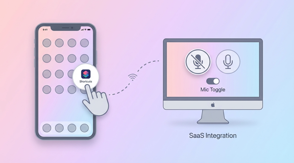Biến iPhone thành remote bật tắt mic cho Mac khi họp online