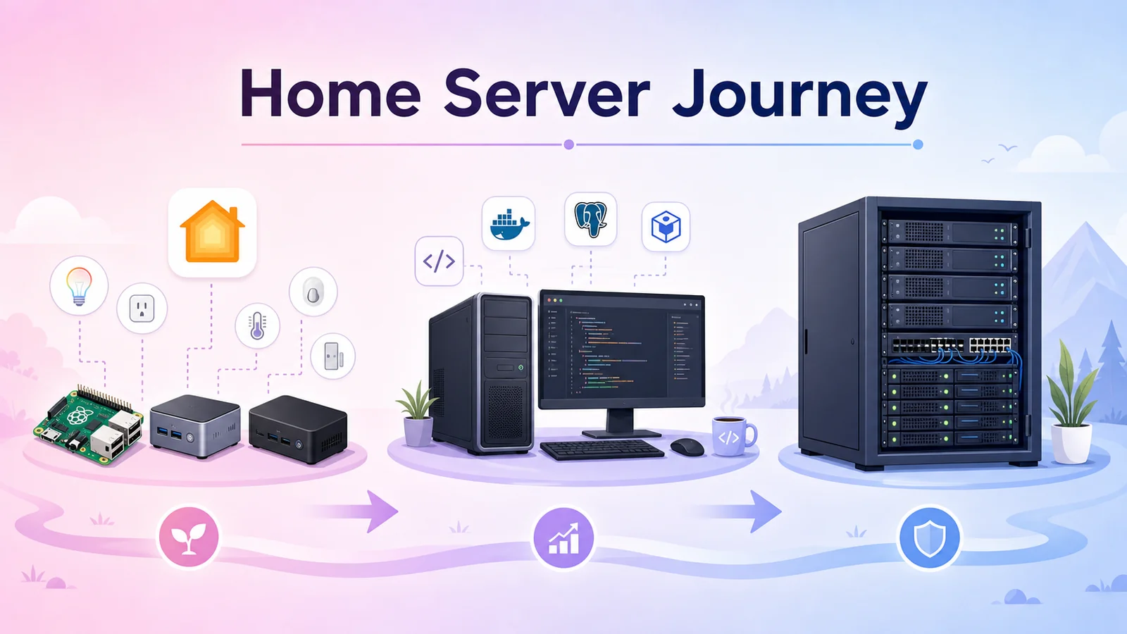 Hành trình phát triển home server để tự học về công nghệ