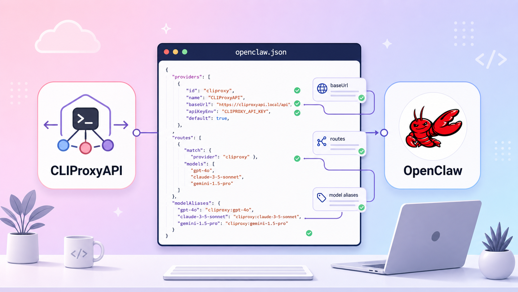 Hướng dẫn cấu hình CLIProxyAPI vào OpenClaw (thực chiến từ file openclaw.json)