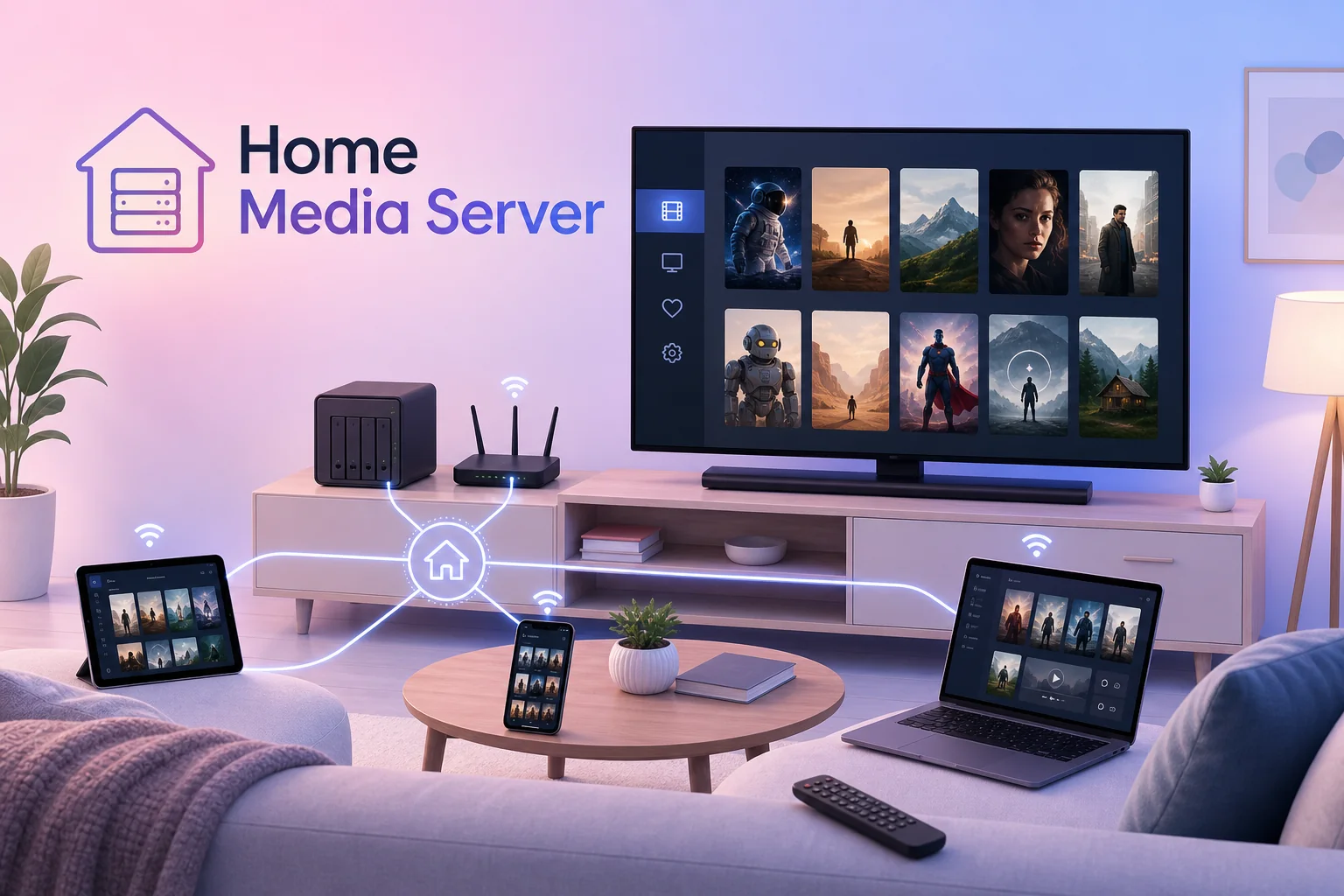 Xây dựng hệ thống giải trí xem phim tại nhà với home media server