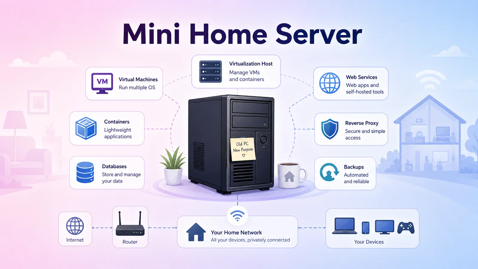 Mini Webserver - Biến PC cũ thành home server