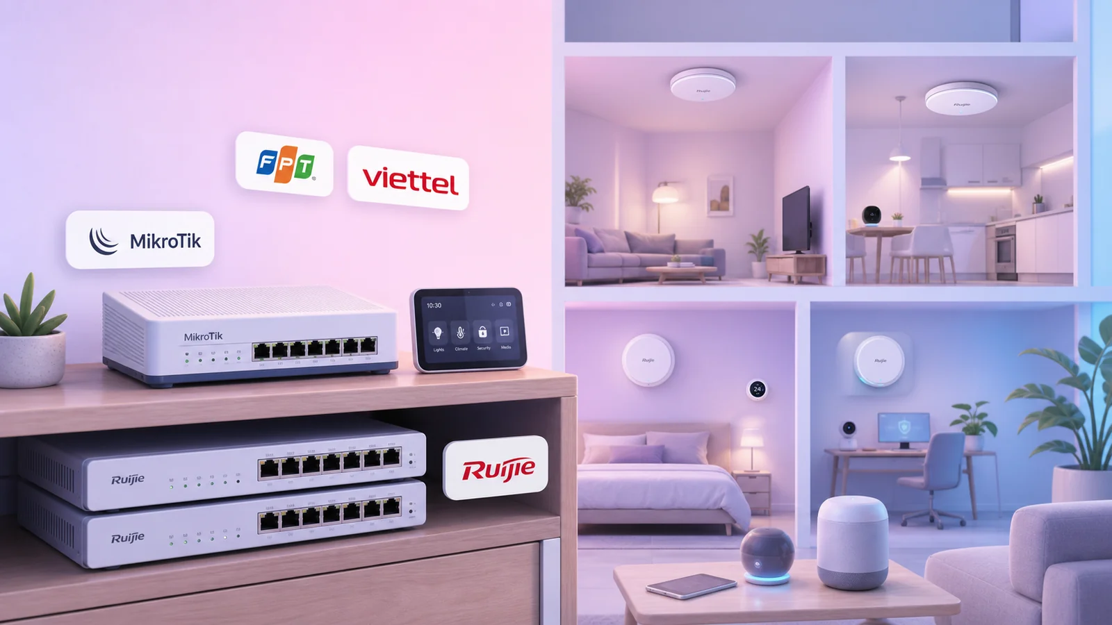 Vấn đề đối với Wi-Fi khi sử dụng smarthome