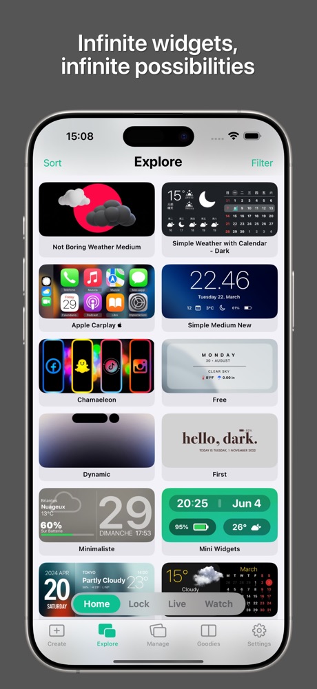Trình chỉnh sửa widget theo layer của Widgy