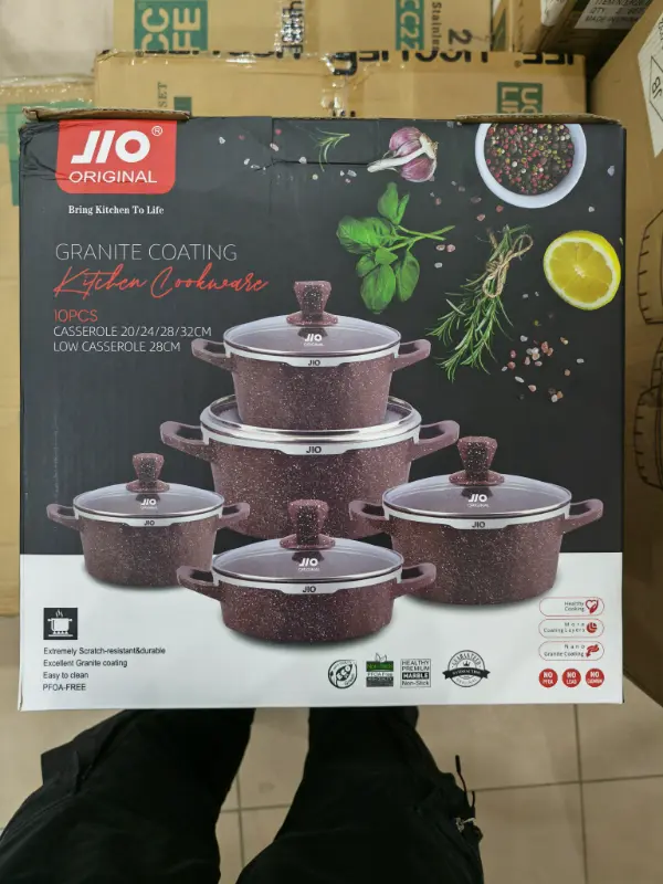 Juego de Ollas 10 Pcs Jio