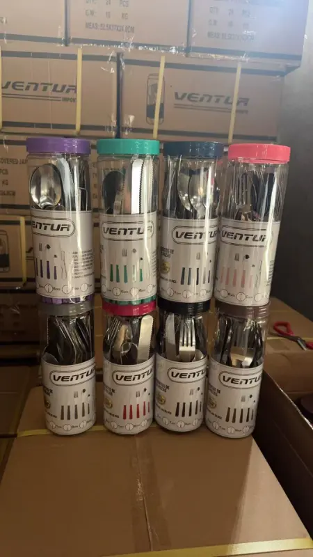 Juego de Cubiertos en Bote 26 Pcs