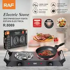 Cocina Eléctrica de 2 Ojos