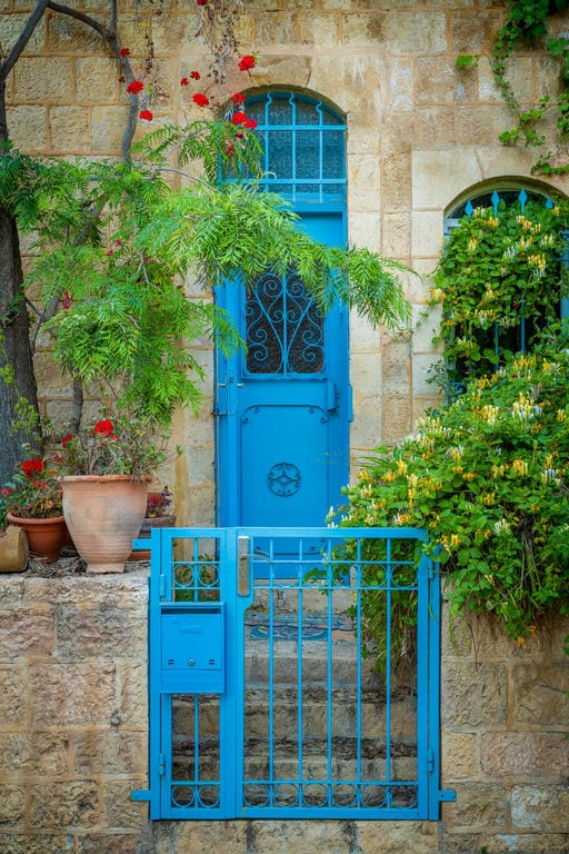 Enter Through Blue