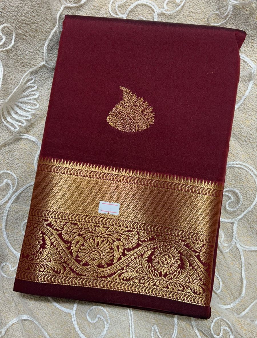 Maroon Zari Classic