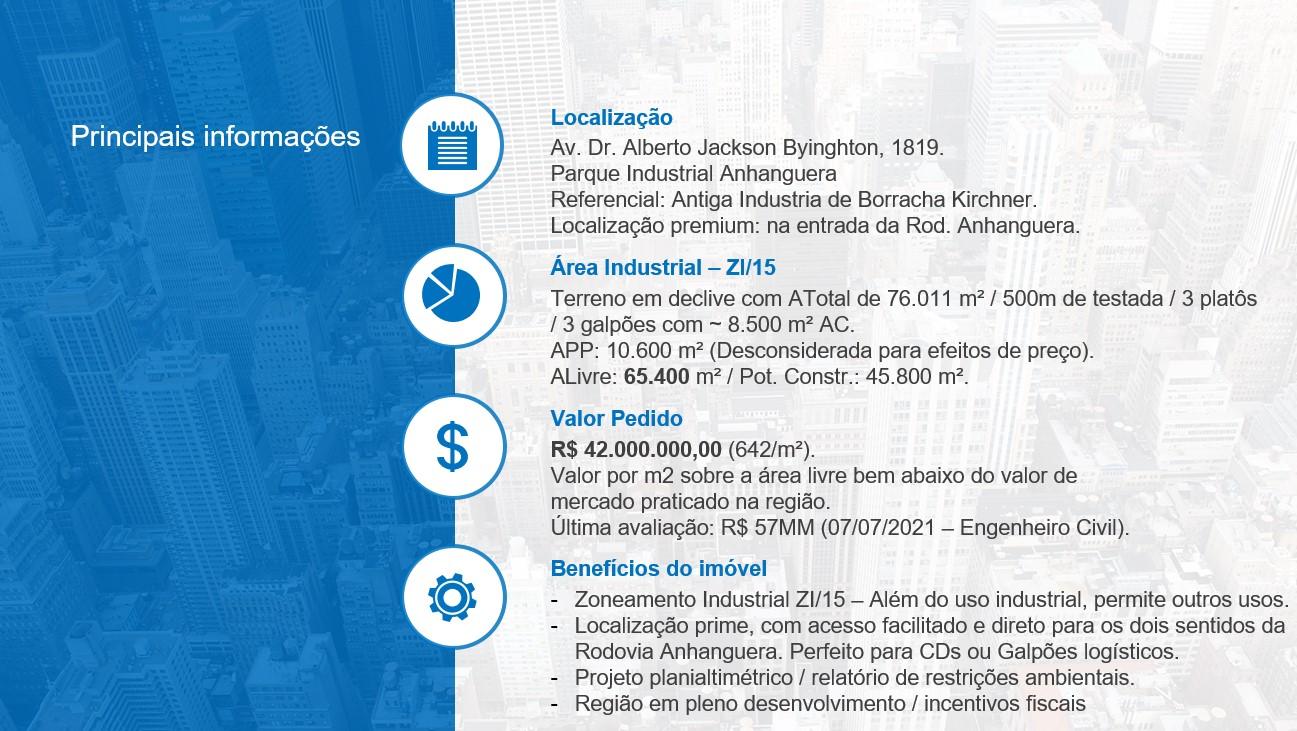 Área em Osasco Anhanguera KM 17 — Galeria Foto 7