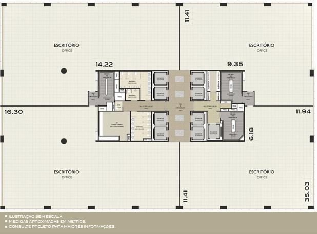 Crystal Tower - Rochaverá Corporate Towers — Galeria Foto 21