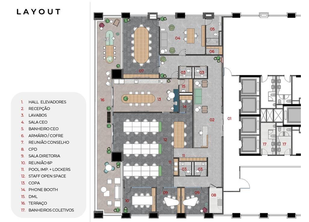 Mobiliado de 558 m² no Itaim (AAA) — Galeria Foto 10