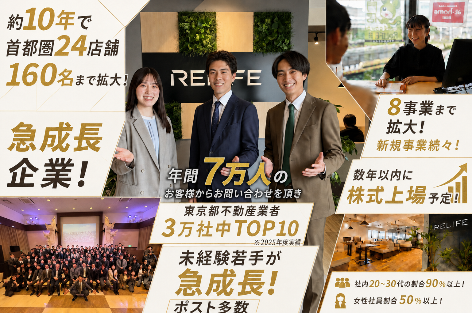 未経験歓迎！12期連続増収！成長企業で加速的なキャリアステップを！