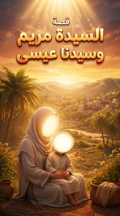 قصة السيدة مريم و سيدنا عيسى عليه السلام