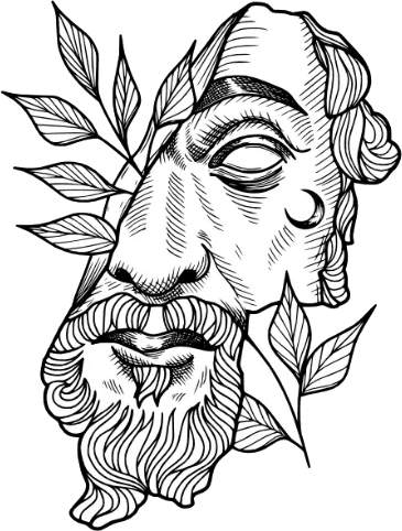 Estatua con planta image
